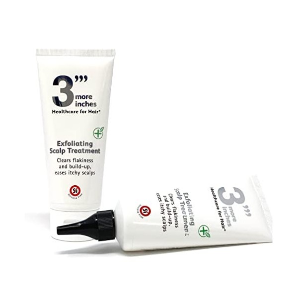 3More Inches Exfoliating Scalp Treatment 100ml - Efface les pellicules et les accumulations - Pour les démangeaisons du cu