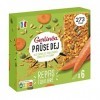 Gerlinéa - Paüse Dej - Barre au Blé Complet, Pois Cassés, Carotte et Curry - Barre Repas Riche en Protéines - 6 Barres - 240 