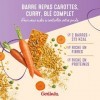 Gerlinéa - Paüse Dej - Barre au Blé Complet, Pois Cassés, Carotte et Curry - Barre Repas Riche en Protéines - 6 Barres - 240 