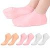 3 Paires Chaussettes Hydratantes, Chaussettes de Prévention pour le Soin des Pieds Fissurés, Hommes Femmes Chaussettes en Gel