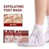 5 Pairs Masque exfoliant pour les talons fissurés, la peau morte et les callosités. Chaussettes exfoliantes pour pieds de béb