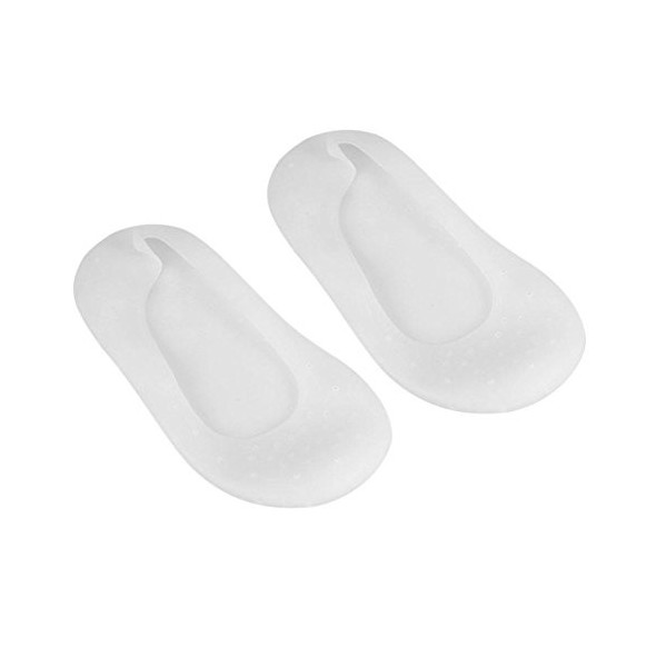 1 paire de chaussettes en Silicone protecteur de pied pied de pleine longueur chaussettes en Gel de Silicone hydratant soins 