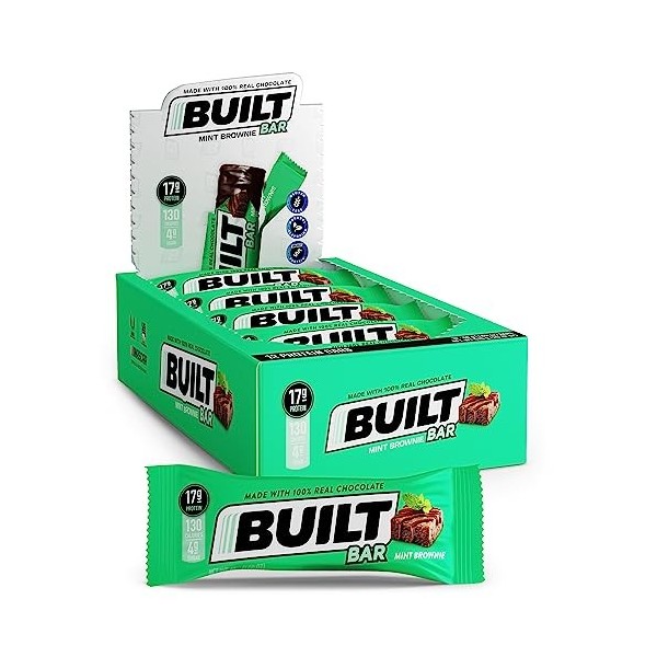 Built Bar Mint Brownie, 12/box