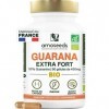 Guarana BIO Extra Fort, 5400mg par jour | 10% de Caféine Naturelle | 90 gélules vegan | Contrôle du Poids, Boost Physique, Co
