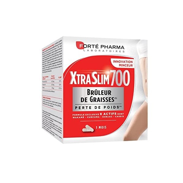 Forté Pharma – XtraSlim 700 Gummies | Complément alimentaire Brule Graisse Perte de Poids Réduction dappétit | Guarana, Waka