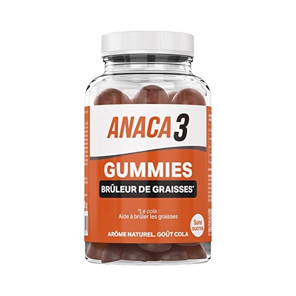 ANACA 3 - Gummies Brûleur De Graisses - Complément Alimentaire Sans Sucres - Aide à brûler les graisses 1 - Ascophyllum, Col