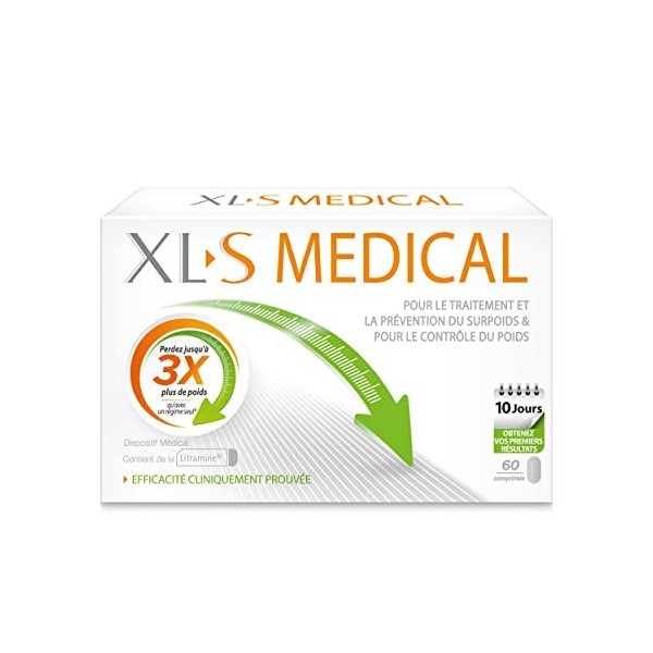 XL-S MEDICAL – Une aide à la perte de poids efficace 1 - Capte les graisses - Aide à perdre jusquà 3 x plus de poids quav