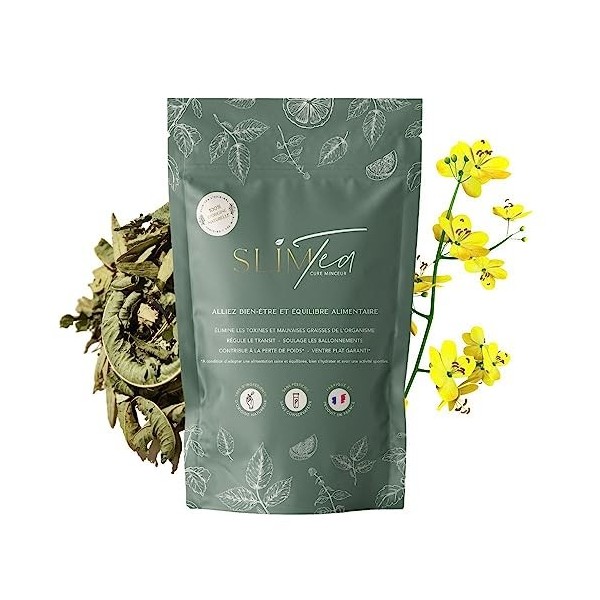 OWARI SLIM TEA - The Cure Détox - Soutien Régime - Cure Detox 15 jours - Thé en Vrac 125g - Boisson 100% Naturelle