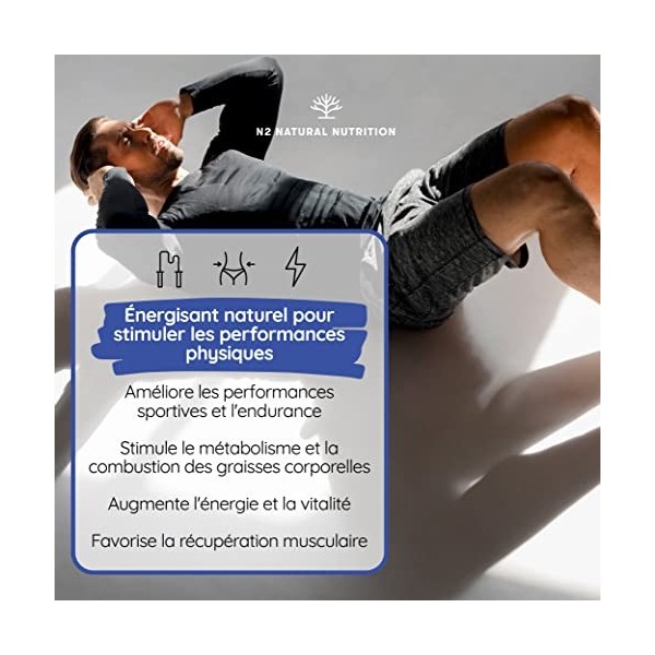 L Carnitine Naturelle 1500. Brûleur de Graisse. Améliore le Rendement Sportif. Aide à Maigrir. Apporte Résistance et Energie.