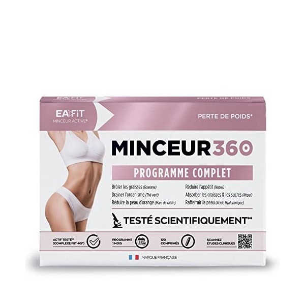 Eafit MINCEUR 360 PERTE DE POIDS, Draine lorganisme,Brûle les graisses,Améliore laspect de la peau, Réduit lappétit,Absorb