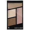 wet n wild - COLOR ICON EYESHADOW QUADS - Palette 4 teintes dombres à paupières - Teinte Walking On Eggshells - 100% Cruelty