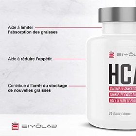 HCA HT | Garcinia Cambogia + Nopal + Chitosan | 3 Actifs Minceur pour une Perte de Poids Rapide | Brûleur de Graisse Puissant