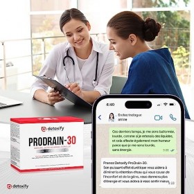 Detoxify ProDrain-30 | Éliminez la Rétention deau Pendant 30 Jours | Detox Minceur Puissant et Rapide | Drainant Puissant | 