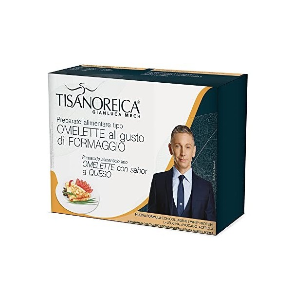 Gianluca Mech - Omelette Protéinée au Fromage, Sans Gluten - 116gr