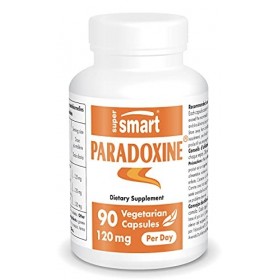 Supersmart - Paradoxine ® 40 mg - Extrait de Graines de Paradis Standardisé à 12,5% de 6-Paradol - 100% Naturel - Brule Grais