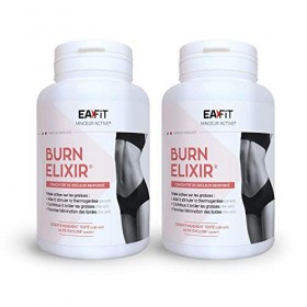 EAFIT Burn Elixir - Concentré DActifs Brûle-Graisse Scientifiquement Testé - 2 x 90 Gélules - Programme 1 Mois - Oxydation d