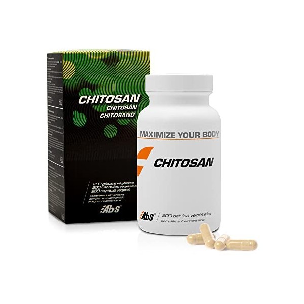 Chitosan * 300 mg / 200 gélules * Pureté garantie supérieure à 90%