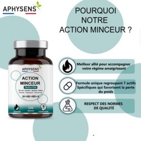 Bruleur de Graisses Puissant |Coupe Faim et Brule Graisse |7 Actifs en 1 Effet Minceur |Perte de poids et ventre Plat | Guara
