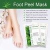 Masque Pour Pied, Masque Pieds Peeling, Masque Pieds, Exfoliating Foot Masks, Enlève La Peau Rugueuse Sur Les Pieds, Supprime