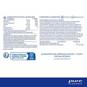 Pure Encapsulations Lipide Activ - Cholestérol et Métabolisme des Graisses - 60 Capsule