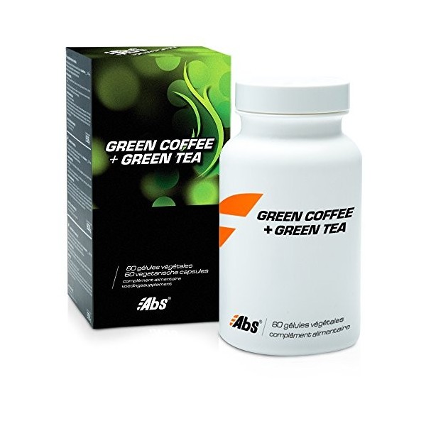 Café vert Svetol® + Thé vert - 400 mg / 60 gélules végétales - Extraits titrés & Efficacité prouvée - Brûleur de calories p