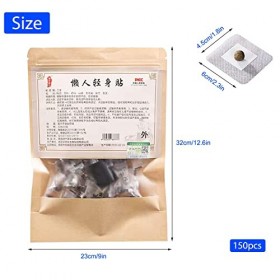 150 Pièces Patch Ventre Plat, Mugwort Navel Sticker, Belly Patch Ventre Plat, Autocollant de Nombril Darmoise, Healthy Detox