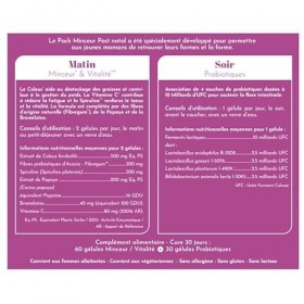 NATURFIT - Pack Minceur Post Natal - Complément alimentaire perte de poids - Extraits de Plantes & Probiotiques - Brûler & dé