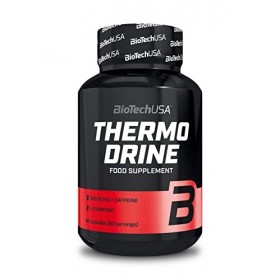 BioTechUSA Thermo Drine, Complément alimentaire en capsules avec de la caféine, de la L-carnitine, du chrome et des extraits 