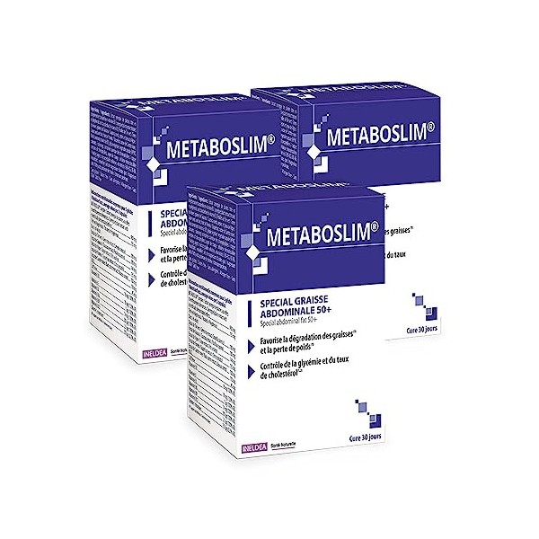 Ineldea Santé Naturelle - Metaboslim - Favorise la Perte de Poids - Extrait de plantes synergisé - Action cliniquement prouvé...