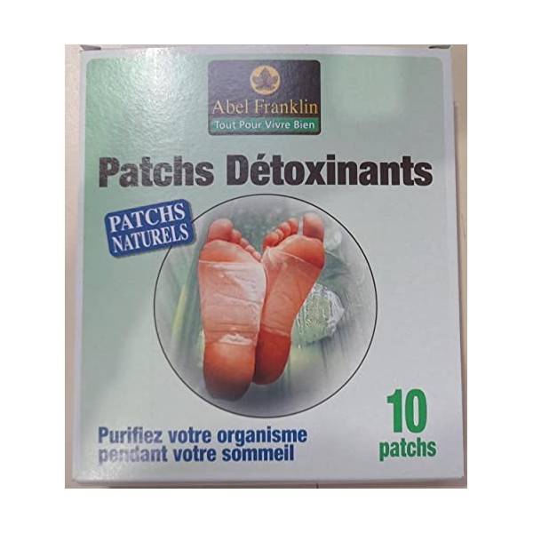 Abel Franklin Patch Detoxinant Pour Pieds Naturel Purifiant par 20 