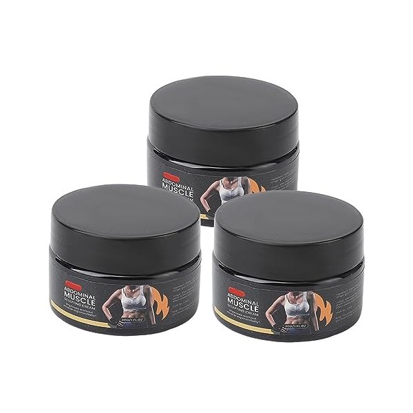 Crème de Sculpture des Muscles Abdominaux, Crème pour les Muscles Abdominaux Raffermissant la Peau Favorise le Métabolisme po