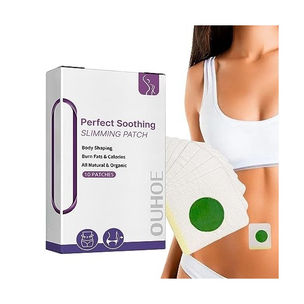 Patch brûlant de graisse - coussinets de nombril de perte de graisse,Autocollant Anti-Cellulite Body Slim Stimulant le Métabo