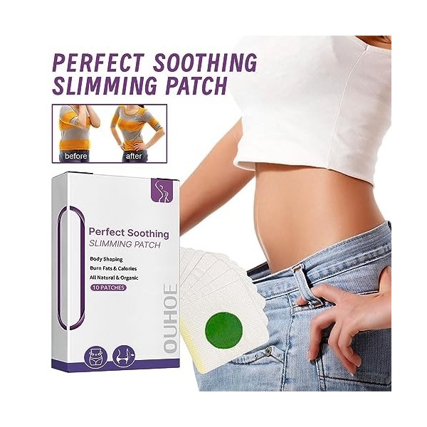 Patch brûlant de graisse - coussinets de nombril de perte de graisse,Autocollant Anti-Cellulite Body Slim Stimulant le Métabo