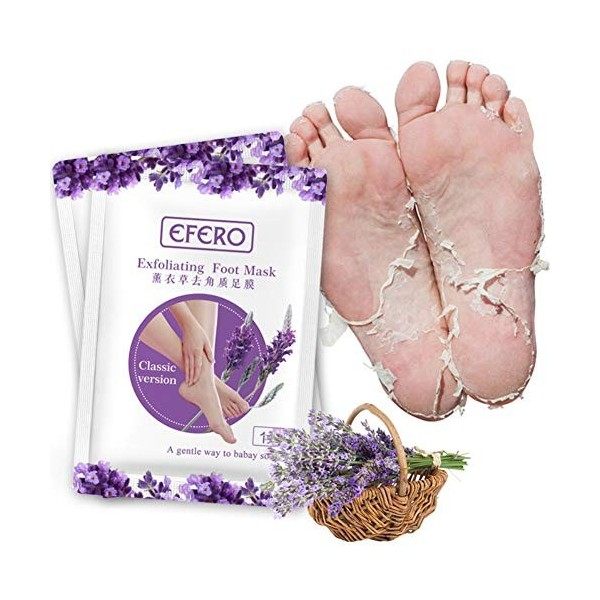 Ardorlove 5Pair Foot Peel Mask - Exfoliating Foot Mask Foot Care - Foot Mask for Baby Feet and Remove Dead Skin for Men Women