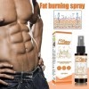 Spray Brûlant les Graisses pour Hommes, 50 Ml Accélère la Circulation, Spray de Transpiration pour Hommes Raffermissant pour 