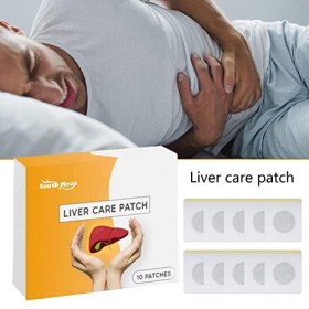 Odavom Lot de 10 autocollants pour le nombril, pâtes de soin du foie - Patchs minces efficaces qui façonnent la taille et le 