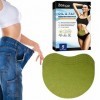 Odavom Lot de 5 patchs de nombril naturels respirants pour femme - Pour raffermir le ventre - Bras épais - Jambes épaisses - 