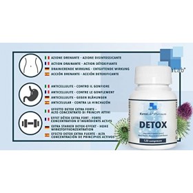 Detox Platinum KutraLab | Minceur Fort | Exceptionnel Pour Drainer Et Purifier | 120 cpr Brûle-Graisses Puissantes Et Rapides