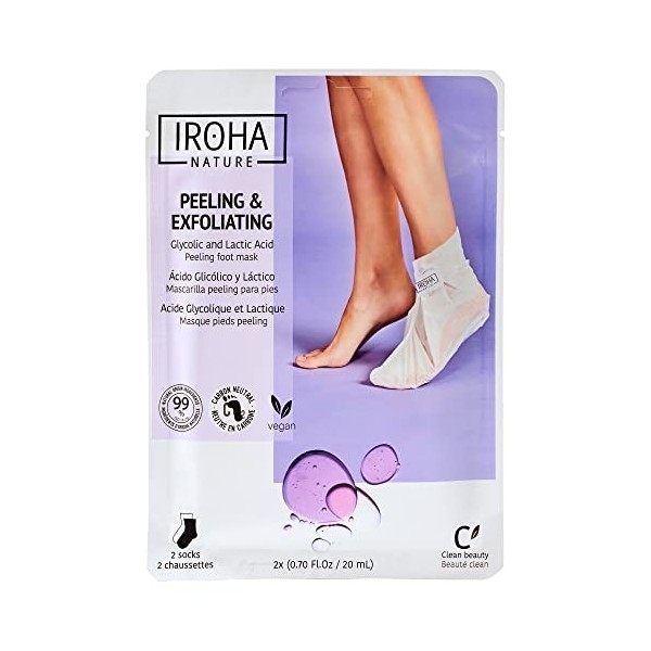 Iroha Nature Care Socks Exfoliating Lavender In-Foot-3