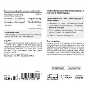 STC NUTRITION - Premium CLA+ - Brûle-graisse spécial rondeurs rebelles - Réduit le stockage de masse grasse - Actif breveté -