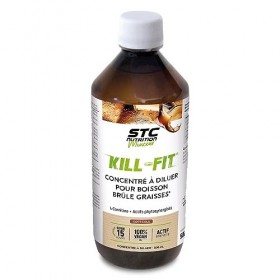 STC NUTRITION - Kill Fit Concentré - Boisson Brûle-Graisses - Déstockage des graisses de réserve - Flacon 500ml - Coût Cola