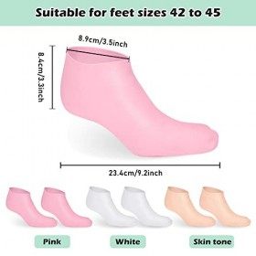 Nizirioo 3 Pièces Chaussettes Hydratantes, Chaussettes Gel Hydratant, Chaussettes De Soin Des Pieds, Pour Convient Aux Pieds 