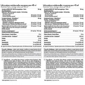 Burn-Fat® 500 STC Nutrition - 3 actions: brûle-graisses + énergisant + désinfiltrant - Vegan - Actif breveté - Flacon 500ml -