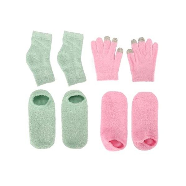 Chaussettes Hydratantes, Chaussettes Hydratantes en Gel, Chaussettes en Gel SPA, Soins de la Peau des Mains et des Pieds, Ado