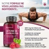 Cétone de Framboise Pure 1200 Mg 10:1 - 180 Gélules Vegan & Végétariennes 6 Mois - Avec Extrait de Framboise Pure & Puiss