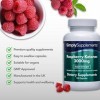 Cétone de Framboise 3000mg | 120 Gélules | Adapté aux Végétaliens | Jusqu’à 4 mois de Bienfaits |SimplySupplements