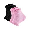 Lot de 2 paires de chaussettes hydratantes à talons en gel pour soulager les douleurs au talon - Confortables et douces - Idé