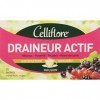 CELLIFLORE - Infusion Draineur Actif - A Base dHibiscus/Pissenlit/Bruyère/Reine des Près - 20 Sachets