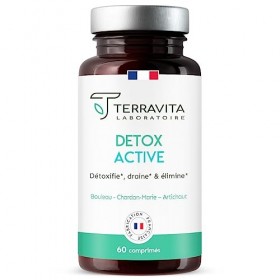 DETOX ACTIVE | Chardon-Marie + Desmodium + Artichaut + Bouleau | Detox Foie & Colon | Élimination Rapide et Naturelle des Tox
