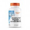 Doctors Best, Betaine HCI avec Pepsine et Gentiane Amère, 650 mg, 360 Capsules molles, Hautement Dosé, Testé en Laboratoire,